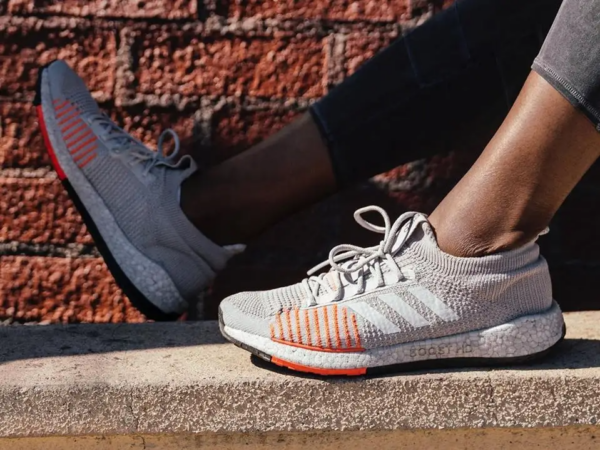 Giày Adidas PulseBoost HD J 'White Solar Red' EF0914 - Ảnh 5