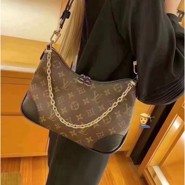 Túi Louis Vuitton Boulogne Monogram Canvas Black M45831 - Ảnh 3