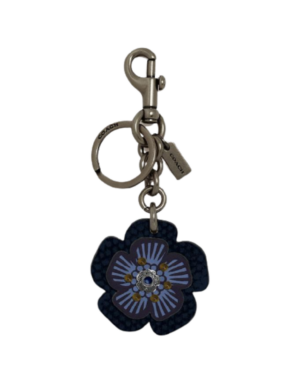 Móc Khóa Coach Biker Rivet Tea Rose Bag Charm 72459
