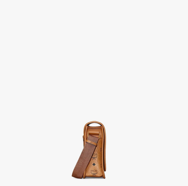 Túi MCM Small Klassik Messenger Bag In Visetos Cognac MMMAAKC03CO001 - Ảnh 4