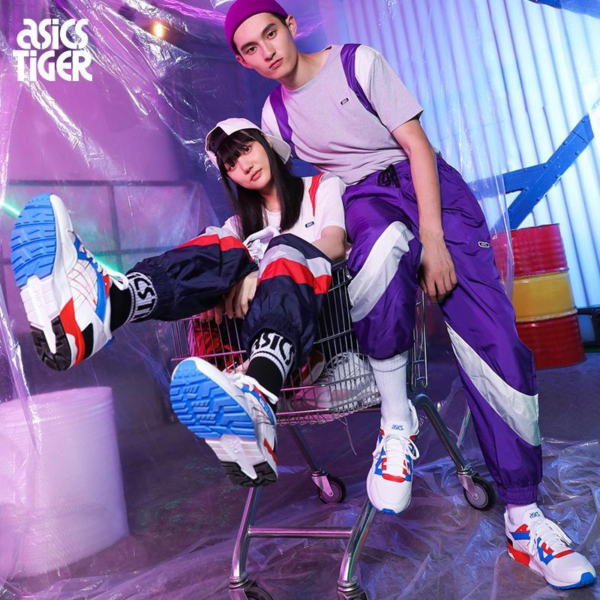 Giày Asics Gel-Lyte V 'White Blue Red' 1193A170-100 - Ảnh 4