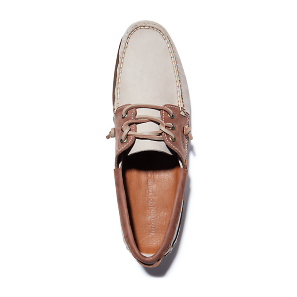 Giày Timberland Atlantis Break Boat Shoe for Men in Beige A2QGX269 - Ảnh 5