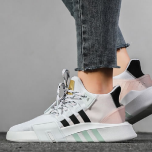 Alternative view of Giày Adidas EQT Bask ADV Brooklyn 'White Pink Black Gold' EE5043