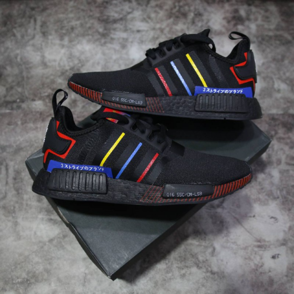 Giày Adidas NMD R1 'Olympic Pack Black' FY1434 - Ảnh 5