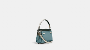 Tui Coach Tate 18 Crossbody Snakeskin Detail 'Pewter' C5371-V5O4Q