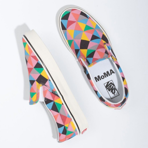 Giày Vans MOMA x Classic Slip On 'Multi Color' VN0A4U381IC - Ảnh 3