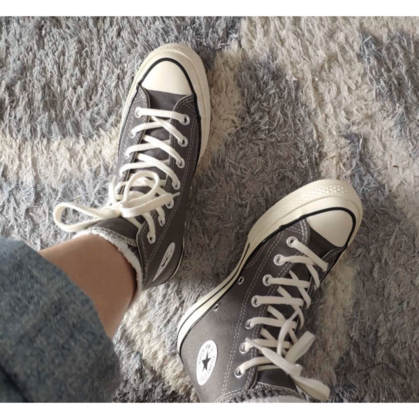 Giày Converse Chuck 70 Hi 'Grey Ivory' 164946C - Ảnh 4