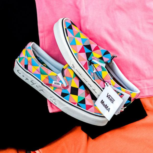 Giày Vans MOMA x Classic Slip On 'Multi Color' VN0A4U381IC - Ảnh 2