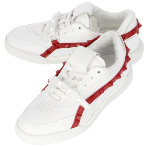 Giày Vanlentino Garavani Low Top Rockstud Armor Sneakers RW2S0K87 XJU R81 - Ảnh 3