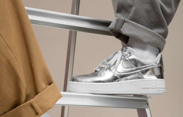 Giày Nike Air Force 1 SP "Metallic Silver" CQ6566-001 - Ảnh 8