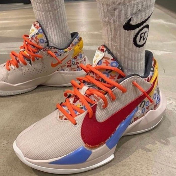 Giày Nike Zoom Freak 2 GS 'Letter Bro' DH3152-001 - Ảnh 3