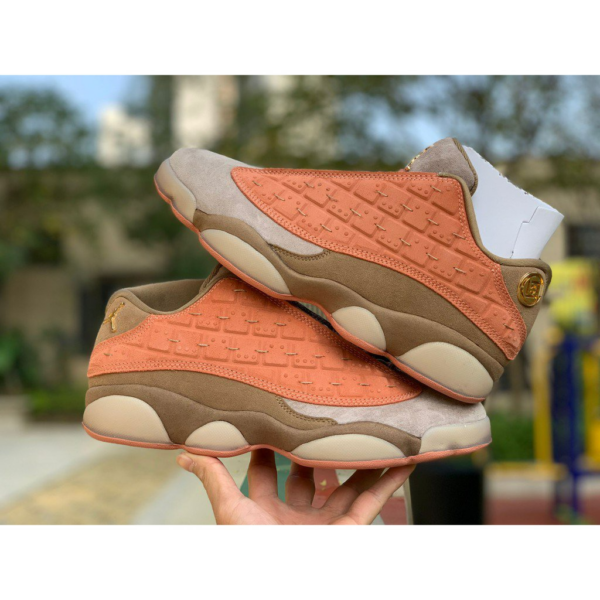 Giày Nike CLOT x Air Jordan 13 Retro Low NRG 'Terracotta' AT3102-200 - Ảnh 3