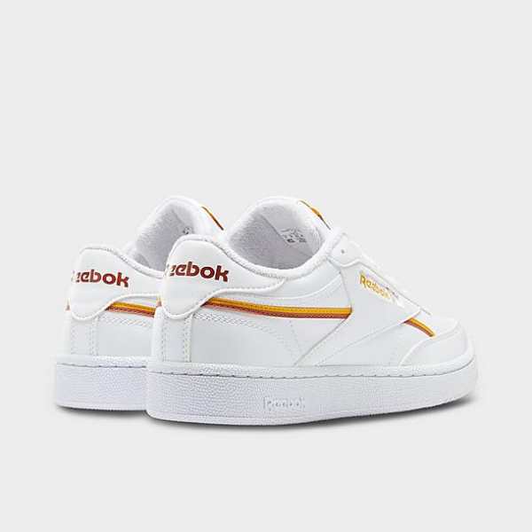 Giày Reebok Club C 85 Vegan 'White Collegiate Gold' GX7564 - Ảnh 5