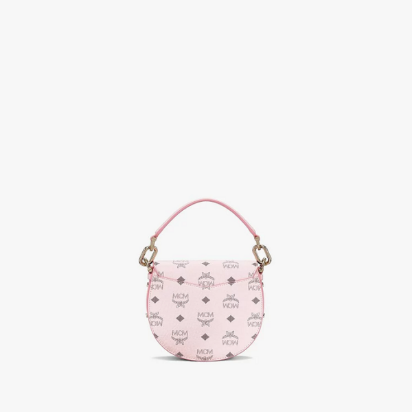 Túi MCM Patricia Shoulder Bag Visetos Pink MWSAAPA02QH001 - Ảnh 6