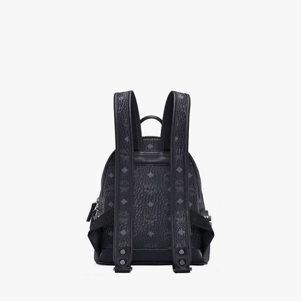 Balo MCM Stark Side Studs Backpack Visetos Black MMK6SVE41BK001 - Ảnh 6