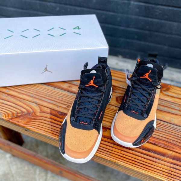 Giày Nike Air Jordan 34 GS 'Amber Rise' BQ3384-800 - Ảnh 3