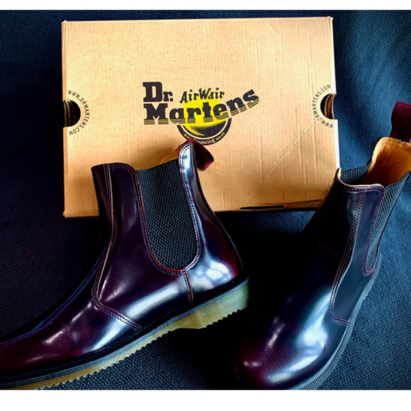 Giày Dr. Martens Wmns Flora Cherry Red Arcadia Chelsea Boots 14650601 - Ảnh 6