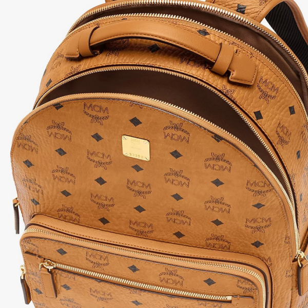 Túi MCM Stark Backpack Visetos Cognac MMKASVE11CO001 - Ảnh 5