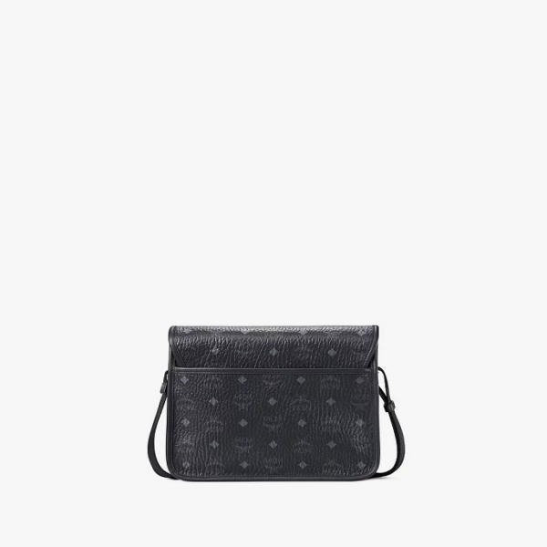 Túi MCM Klassik Messenger Bag Black MMMAAKC03BK001 - Ảnh 6