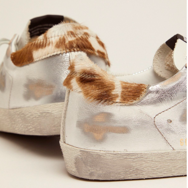 Giày Golden Goose Super Star Animal Print Heel GWF00101 F001414 70167 - Ảnh 4
