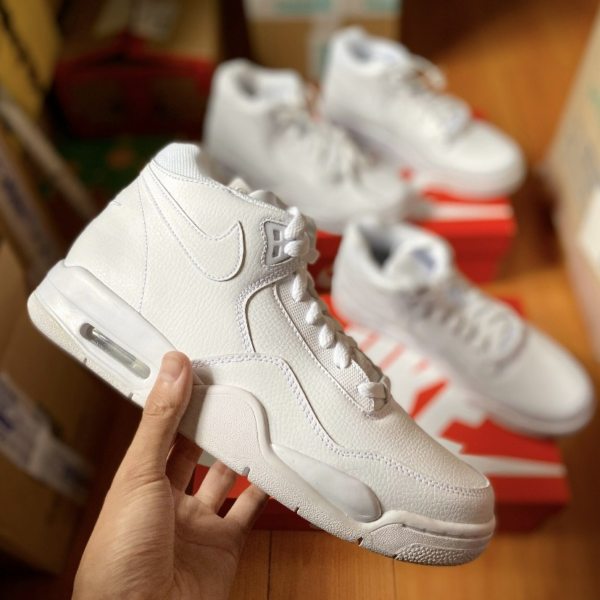 Giày Nike Flight Legacy 'Triple White' BQ4212-101 - Ảnh 7