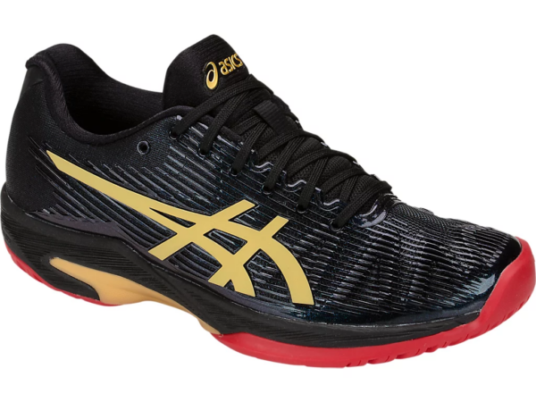 Giày Tennis Asics Solution Speed FF L.E 'Black Rich Gold' 1042A047-001 - Ảnh 3