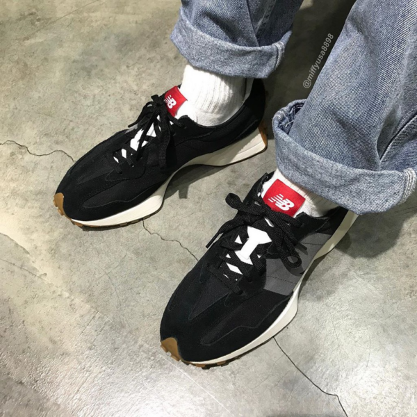 Giày New Balance 327 'Black Castlerock' MS327STC - Ảnh 3