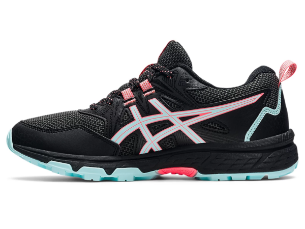 Giày Asics Wmns Gel Venture 8 Wide 'Black Clear Blue' 1012A706-008 - Ảnh 3