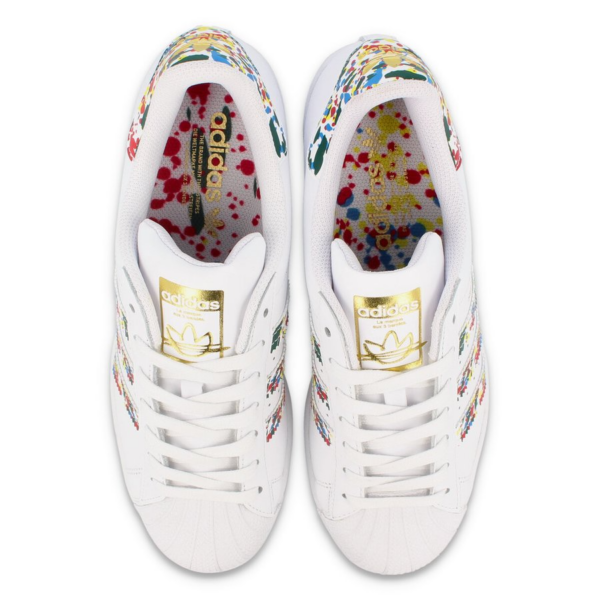 Giày Adidas Superstar 'White Splatter' FX5540 - Ảnh 6
