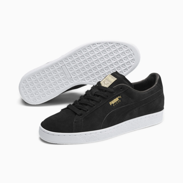 Giày Puma Suede Classic Metal Badge 'Black White' 370081-01 - Ảnh 7