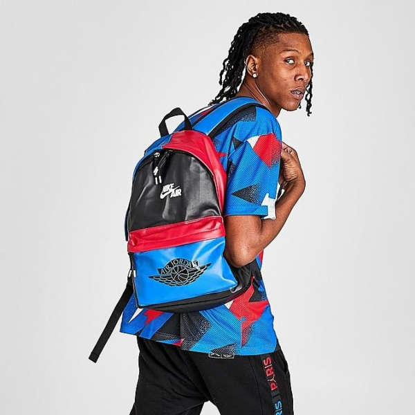 Balo Nike Air Jordan Mashup Retro 1 BackPack Red Blue Black 9A0390-RK2 - Ảnh 4