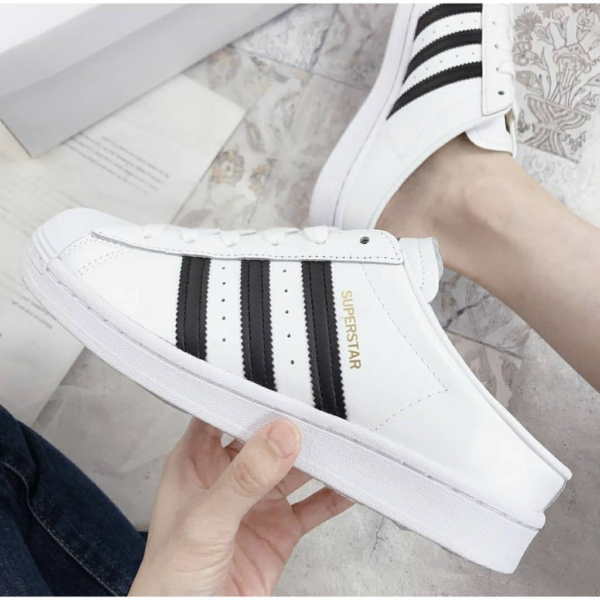 Giày Adidas Superstar Slip On Backless Mule 'Cloud White' FX0527 - Ảnh 4
