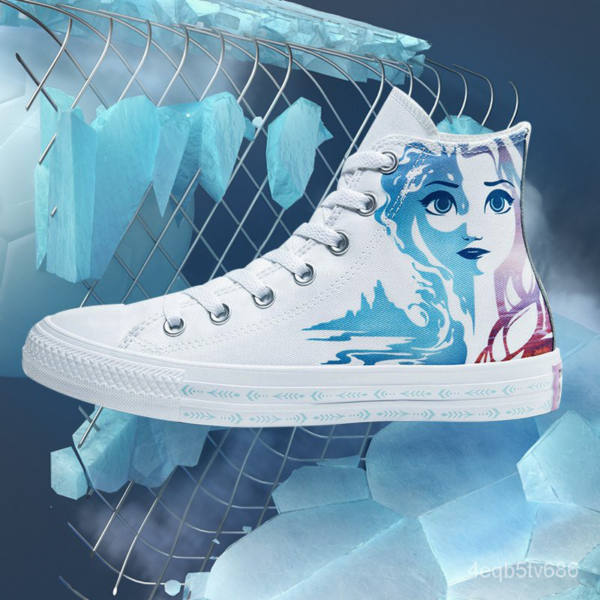 Giày Converse Frozen 2 x Chuck Taylor All Star High 'Anna And Elsa' 167357C - Ảnh 2