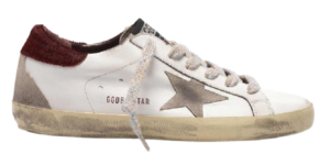 Giày Golden Goose Super Star 'Burgundy Pony' G35WS590-R52