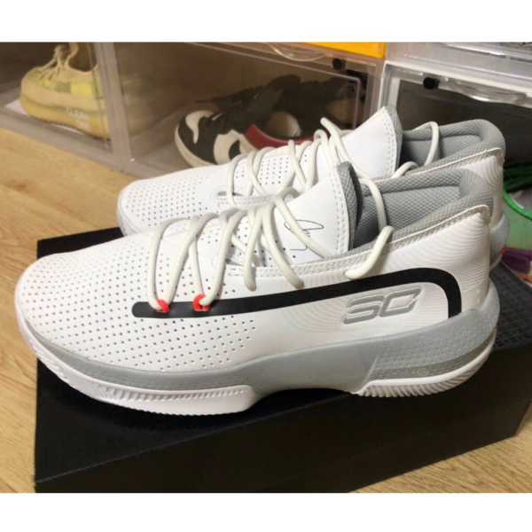 Giày Under Armour Curry 3Zero III 'White' 3022048-100 - Ảnh 6