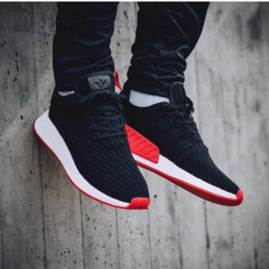 Alternative view of Giày Adidas NMD R2 Primeknit 'Core Black' BA7252