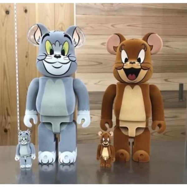 Mô Hình Bearbrick Tom and Jerry Tom Flocky - Ảnh 2