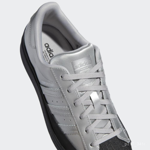 Giày Adidas Wmns Superstar 'Silver Metallic Black' FW3709 - Ảnh 5