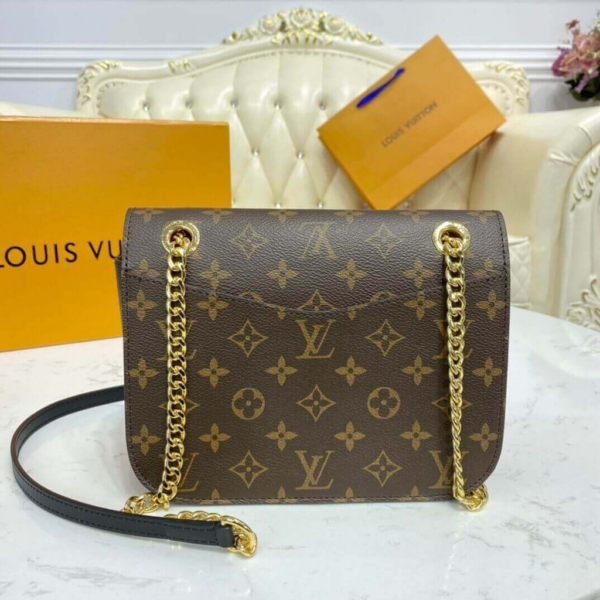 Túi Louis Vuitton Passy Monogram Canvas Brown Handbag M45592 - Ảnh 5