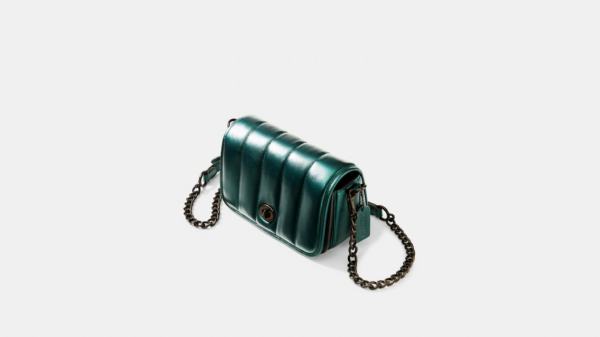 Tui Coach Dinky 18 With Quilting 'Metallic Dark Green' C6622-V5TFU