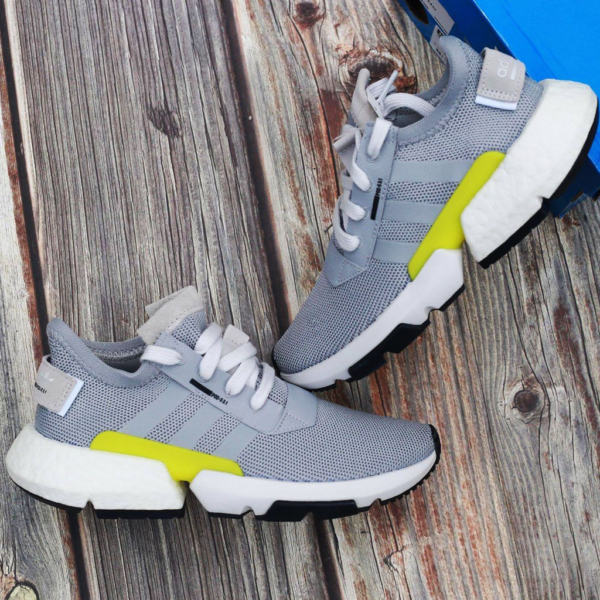 Giày Adidas POD S3.1 Grey Two Shock Yellow B37363 - Ảnh 5