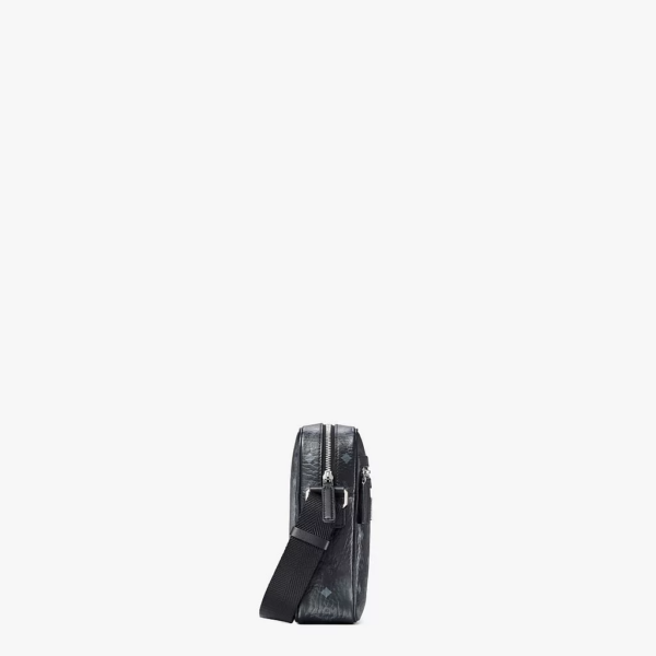 Túi MCM Mini NS Klassik Crossbody In Visetos Black MMRAAKC04BK001 - Ảnh 4
