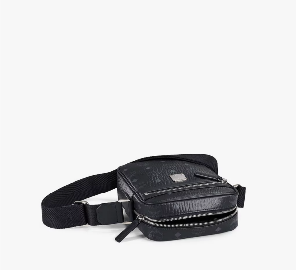 Túi MCM Mini NS Klassik Crossbody In Visetos Black MMRAAKC04BK001 - Ảnh 5