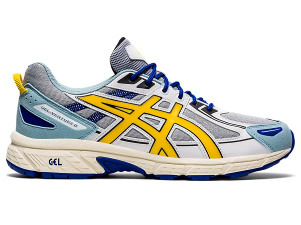 Giày Asics Men's Gel-Venture 6 'Grey Vibrant Yellow' 1201A366-021 - Ảnh 2
