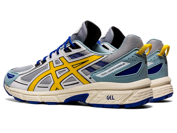 Giày Asics Men's Gel-Venture 6 'Grey Vibrant Yellow' 1201A366-021 - Ảnh 5