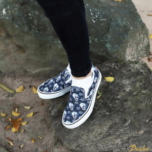 Giay Vans Classic Slip-On 'Flash Skull' VN0A4U381HJ