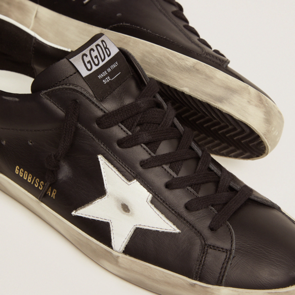 Giày Golden Goose Super Star Black GMF00101-F000321-80203 - Ảnh 3