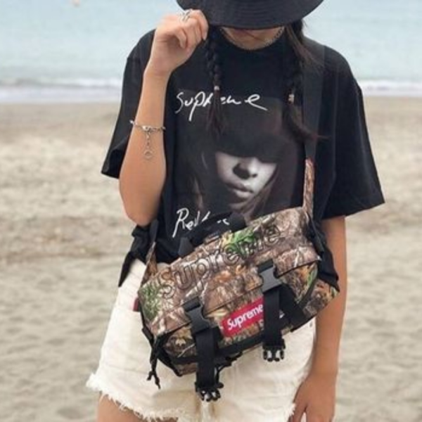 Túi chéo Supreme Waist Bag FW19 Real Tree Camo SUP-WABTCMO - Ảnh 4