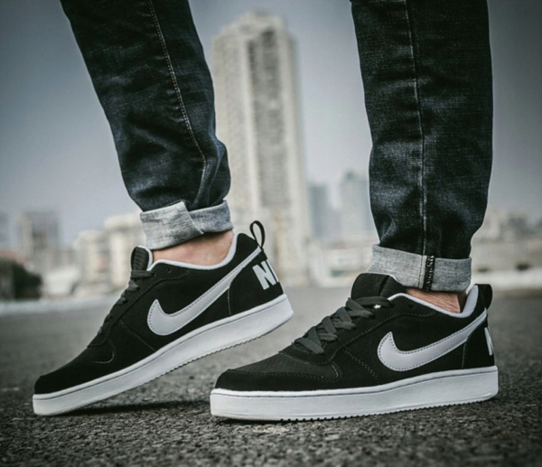 GIày Nike Court Borough Low 'Black White' 838937-010 - Ảnh 5