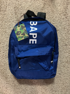 Alternative view of Balo Bape Happy New Year Backpack (SS20) Blue B-HANYBBL